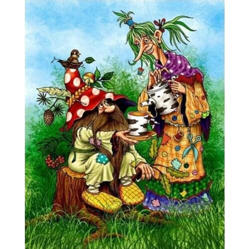 Full Square Diamond 5D DIY Diamond Painting cartoon people Diamond Cross Stitch Rhinestone Mosaic Daimond Painting Decor gift