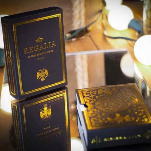 Regalia Shin Lim Playing Cards Black Poker Size Deck Cartamundi Custom Limited Edition Magic Tricks