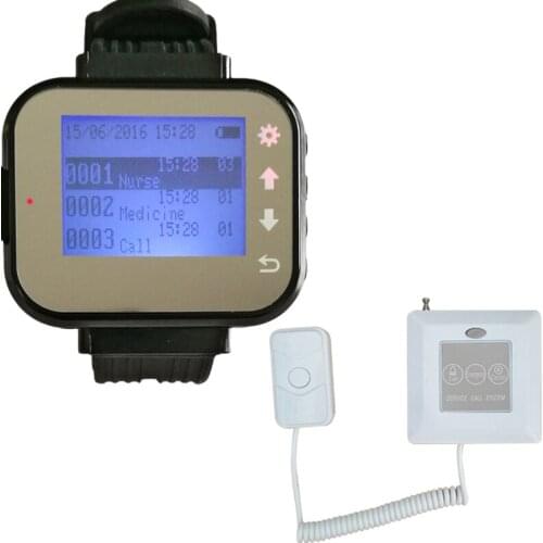 Queue Manage System for Hospital Wireless Emergency Pager Nurse Call Button + Nurse Call Bell System Display