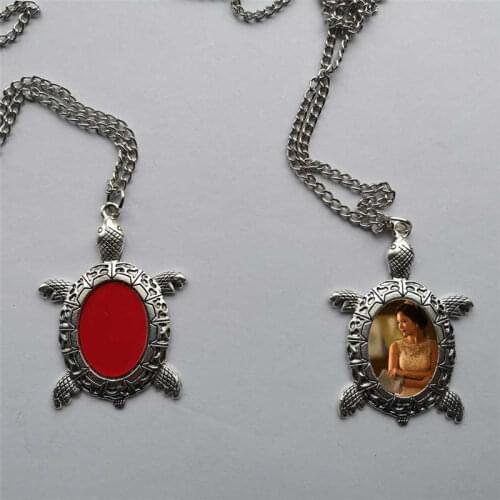 Sublimation blank animal necklaces pendants retro vintage necklace pendant heat transfer consumables 20pcs/lot