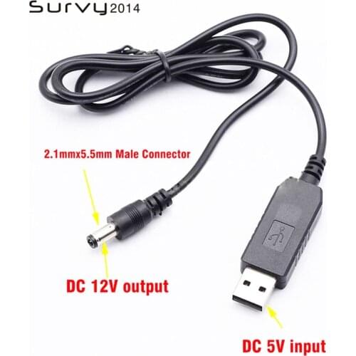 USB DC 5V to DC 12V Step up Module 2.1x5.5mm Male Connector Converter