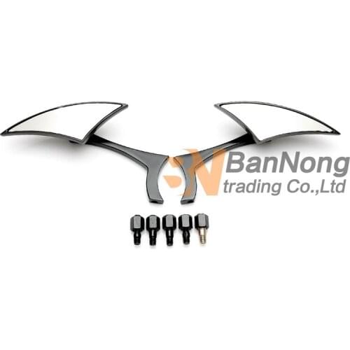 All metal CNC Modified Motorcycle Rearview Side Mirror For Honda Steed Shadow Magna Yamaha XV125 250 400 VN400 800 vulcan