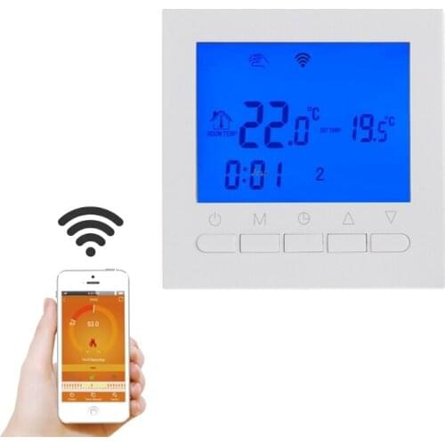 WIFI LCD Electric Heating Thermostat Room Temperature Controller Programmable