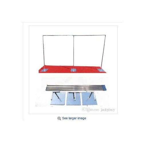 3m x 6m Good Quality Wedding Stainless Steel Pipe Backdrop Stand with expandable Rods Frame Free Shipping