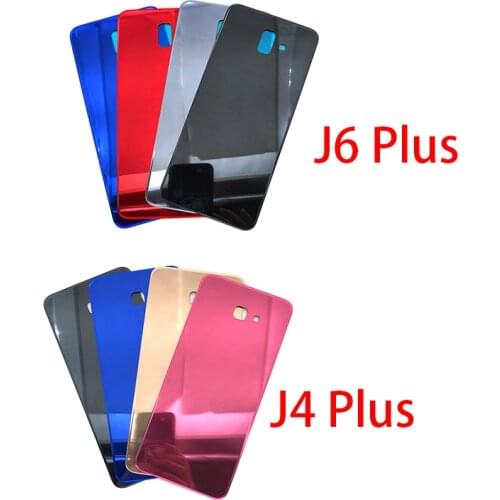 5pcs/lots For Samsung Galaxy J4 J6 Plus J415 J610 J610F Back Battery Cover Glass
