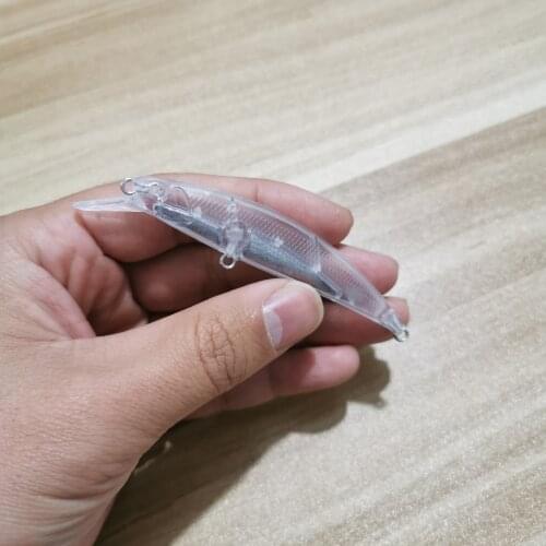 9cm 12g 10pcs Blank Nude Baits Crank Pencil Minnow Bait Unpainted Lure Bodies Fishing Bait