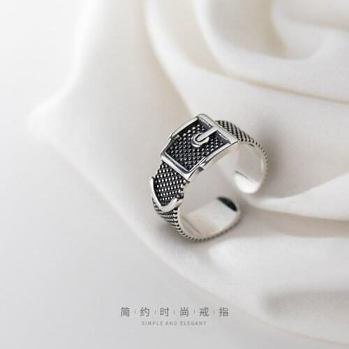 Bohemian Belt Rings For Women Boho Rings Party Trend Korean Creative Geometric Irregular Jewelry Gift