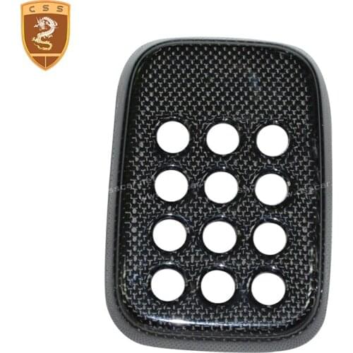 CSSYL For F12 Carbon Fiber Berlinetta Carbon Fiber Rear Brake Light Fog Light Cover F12 Car Decoration foglight hood 00341