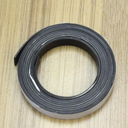Long 1 / 2 Meter rubber soft magnetic strip, with strong rubber soft rubber, computer chassis dust net magnetic strip 12.7x1.5mm