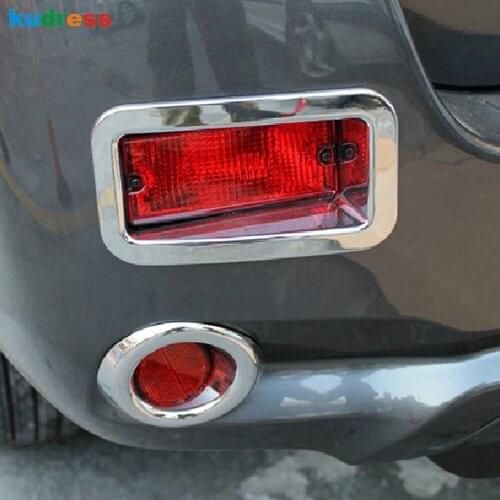 For Toyota Highlander 2007 2008 2009 2010 ABS Chrome Rear Foglight Lamp Cover Trim Protector Bezel Car Styling