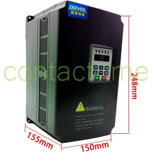 DV300 General inverter for machine tool engraving machine, 3.7kw, 5.5kw, 7.5kw single-phase or three-phase spindle inverter