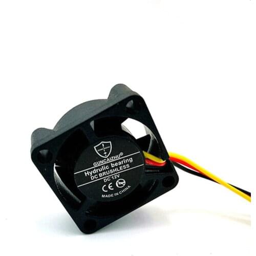 Hydrulic bearing 2510 25MM 25x25x10MM Graphics card Cooling fan 12V m.2 SSD Fan with 3pin