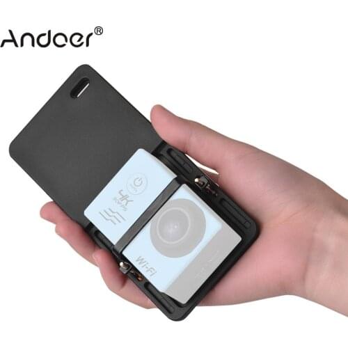 Sports Camera Adapter Mount Plate Handheld Gimble Stabilizer for GoPro Hero6 / YI 4K SJCAM /DJI OSMO Mobile 2 /Zhiyun Smooth 4