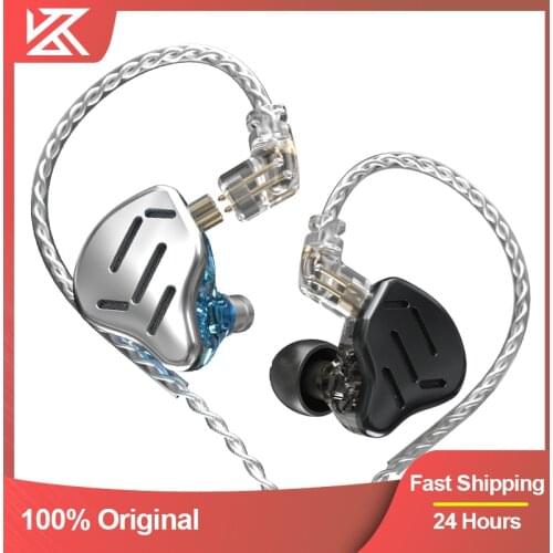 Kz zax 7ba 1dd 16 unidade híbrido in-ear fones de ouvido metal alta fidelidade fone de ouvido música esporte kz zsx zs10 pro