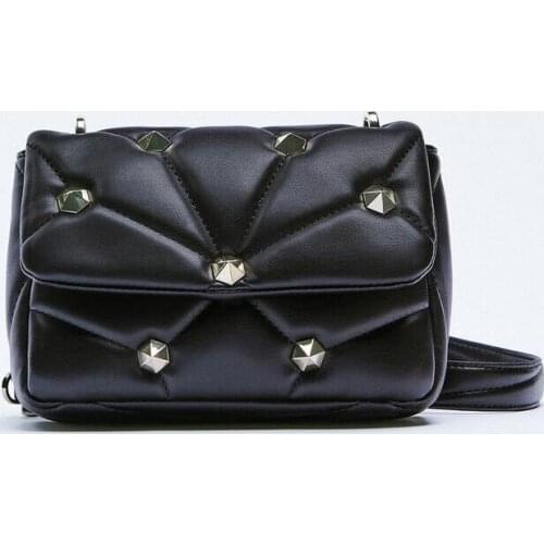 Fashion Women Shoulder Bag Studded Quilted Casual Crossbody Bag Luxury Ladies Small Purse Fashionable Phone Bags Cross Body Bag