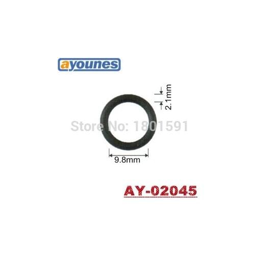 Wholesale 50 pieces rubber orings 9.8*2.1mm Fuel injection rubber seals for Peugeot lower oring AY-O2045
