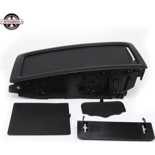 Original 3C8 885 977C Plastic Black 4 Seats Rear Seat Bench Central Storage Box Tray For Volkswagen CC Passat CC 3C8 863 328 B/A