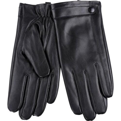 Mens Sheepskin Gloves Touch Screen Gloves Men Winter Warm Mittens Full Finger handschuhe Plus Velvet FREE SHIPPING