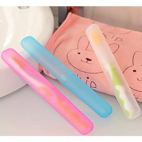 Portable Travel Hiking Camping Toothbrush Holder Case Tube Protect Cover Box Toothbrush Cover