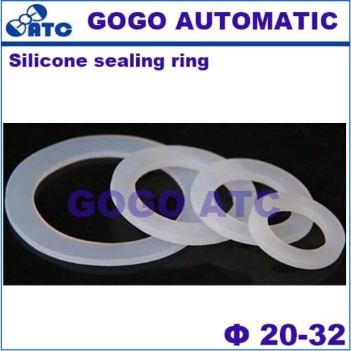 Silicone Gasket Gasket Filtering Leakproof Rubber Pad High Temperature Seal O.D 20-32 mm External teeth directly dedicated