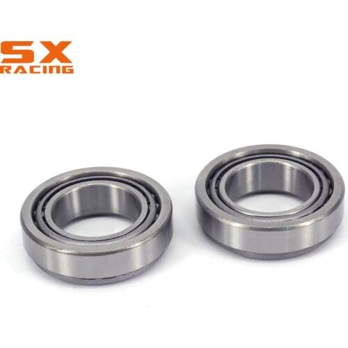 Motorbike 30*51*15MM + 30*55*17MM Steel Tapered Roller Bearings For HONDA CR125R 1995 1996 1997 CR250R CR 250R 1995 1996