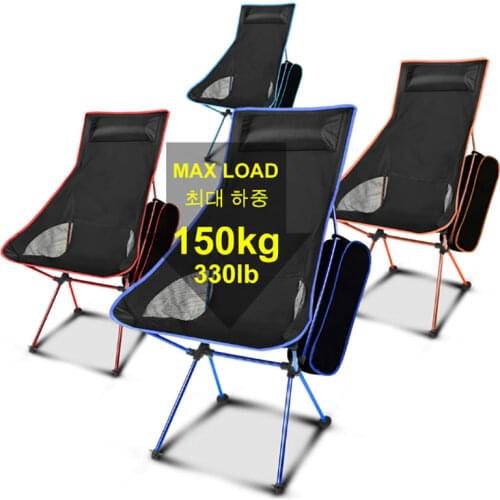 캠핑의자 Outdoor Camping Chair Oxford Cloth Portable Maximum Load Of 150kg Fishing Festival Picnic BBQ Beach Ultralight Chair
