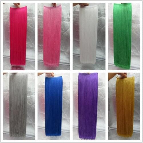 YY-tesco 50 Meters 100cm Wide Lace Fringe Trim Tassel Fringe Trimming For DIY Latin Dress Stage Clothes Accessories Lace Ribbon