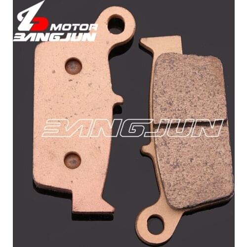 Motorcycle Rear Copper Base Metal Brake Pads For HONDA CRF230L/M 2008-2010 SL230 1997-2001 XR250 1990-2005