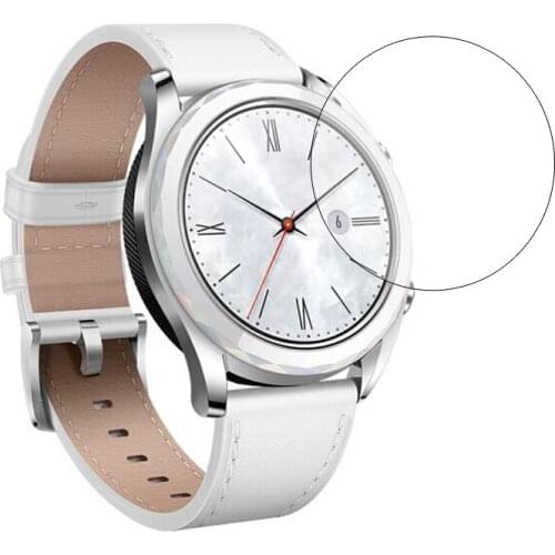 Tempered Glass Clear Protective Film Guard For Huawei Watch GT Elegant Smartwatch Toughened Display Full Screen Protector Cover