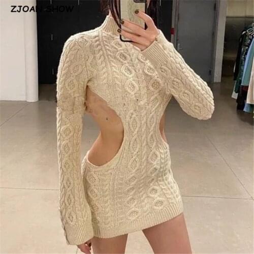 Модные трикотажные платья ZJOAN SHOW China At AliExpress