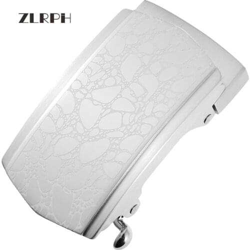 ZLRPH Stainless Steel Automatic Buckle Business Belt Buckle Man Waist Head