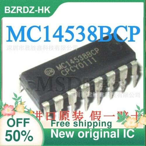 2-10PCS/lot MC14538 MC14538BCP DIP New original IC