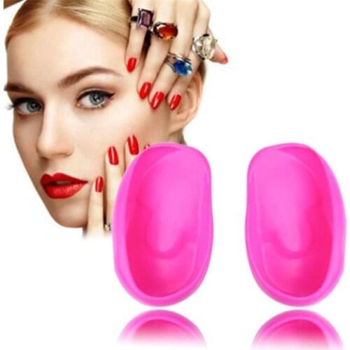 1 Pair New Silicone Hair Styling Tools Salon Hair Dye Ear Covers Earmuffs Prevent From Stain Barber Hairdressing Accessories