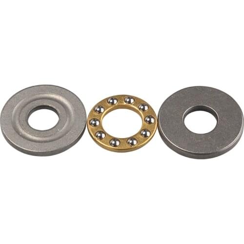 1PC 8mm/10mm High Precision Miniature Thrust Ball Bearings F8/F10 Metal Axial Ball Bearing Set for Hardware Accessories