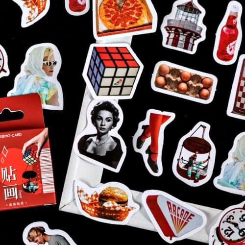 46 pcs/set Modern Inspiration Paper Stickers Scrapbooking Diy Bullet Journal Diary Stationery Sticker Cute School Office Supply