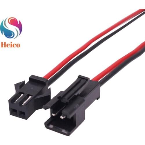 5 Pairs 2P Male to Female Wire Connector 2.54MM/3MM SM Terminal Plug Connector With Pure Copper Core Wire