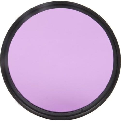 62MM Accessory Complete Full Color Special Filter For Digital Camera Lens Purple