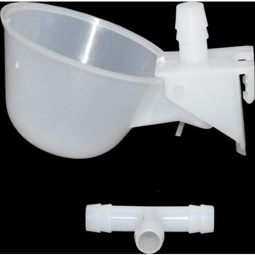 80 pcs Chicken Waterer Hens Quail Birds Drinking Bowls Water for Chicken Coop Chick Nipple Drinkers Poultry Farm Animal Supplies