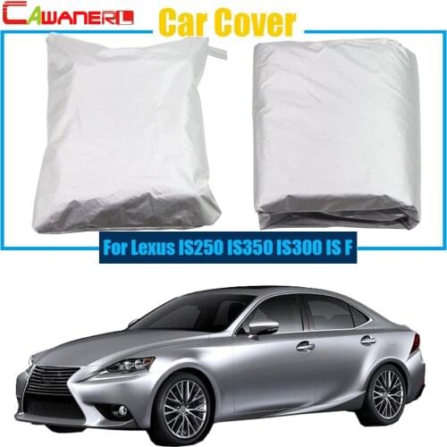 Cawanerl Car Cover Anti UV Rain Snow Sun Resistant Protector Cover Dust Proof For Lexus IS Series IS250 IS350 IS300 IS F