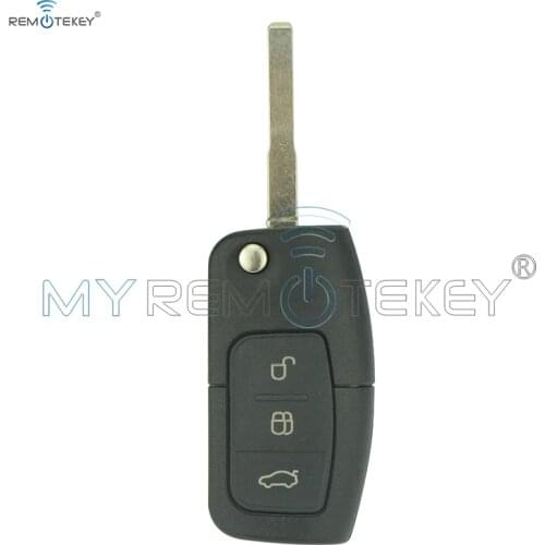 Flip Remote Car Key For Ford B-Max Fiesta Focus Galaxy Kuga S-Max 2008 2009 2010 2011 ID63 Chip 433 Mhz 3M5T 15K601 AB Remtekey
