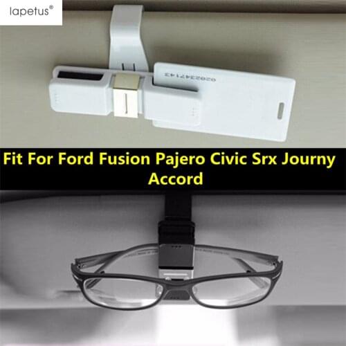 Lapetus For Ford Fusion Pajero Civic Srx Journy Accord Both End Clip Style Car Glasses Card Clip Glasses Supporter Accessories