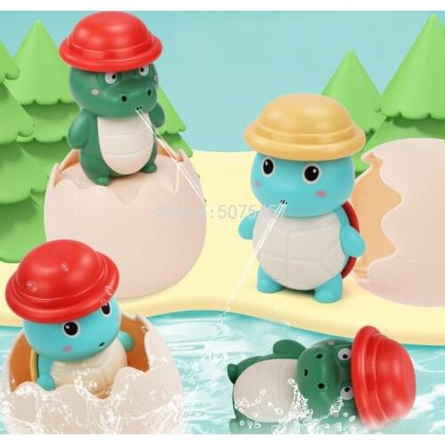 Baby Bathing Toy For Kids Cute Duck Penguin Egg Water Spray Sprinkler Bathroom Sprinkling Shower Swimming Water Toys Kids Gift
