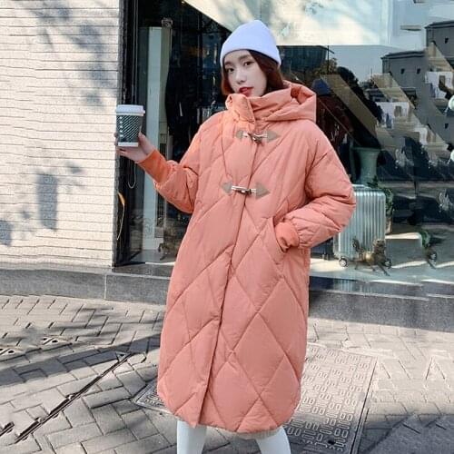 Long Coat Woman Winter Female Coats And Jackets Parkas Mujer 2021 Plus Size Winter Parka Jacket Women Student Clothes Large Tops