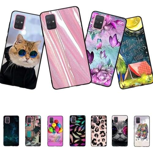 For Samsung Galaxy A71 SM-A715F Case TPU Silicone Funda For Samsung Galaxy A71 A 71 Cover Animal Coque For Samsung A71 A 71 Bag