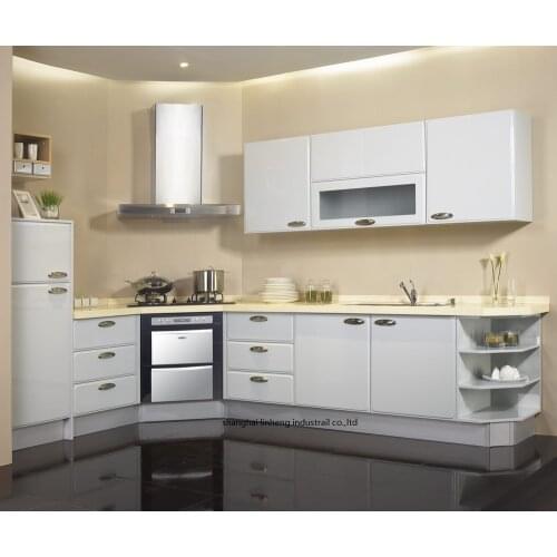 High gloss/lacquer kitchen cabinet mordern(LH-LA089)