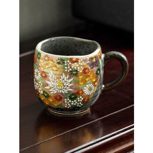Imported from Japan ceramic Couples cup handmade cute coffee mugs and cups mugs coffee cups Restoring ancient ways