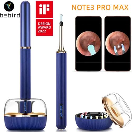 Bebird NOTE3 Pro Wireless Visual Ear Cleaner Stick Wax Picker 1000W Precision Endoscope Mini Camera Health Care Tweezer Otoscope