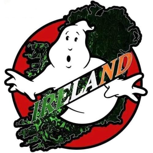 LLY-0427 Personality Car Stickers Ghostbusters Ireland Modeling Decal PVC Cars Motorcycle Waterproof Creativity Decals Decor