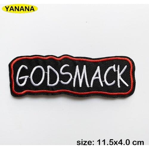 Rock Patches for Clothing DIY Stripes Written Words Sticker Clothes Stickers Apparel Garment Accessorie