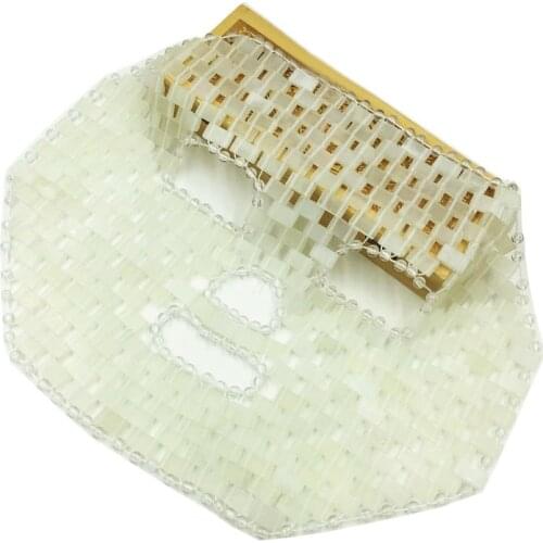 Jade Facial Mask Natural Stone Cooling Therapy Anti-Aging Sleeping Eye Mask Skin Beauty Massage Tool For Puffy Eyes Dark Circles